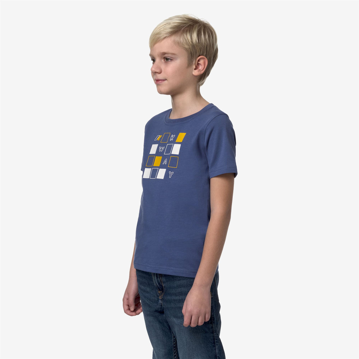 T-Shirts & Top_Boy_P. ODOM PUZZLE_T-Shirt_Blue Fiord - Commercial 5