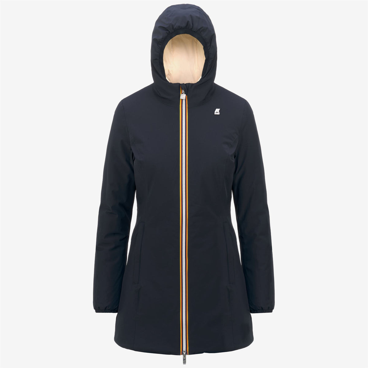 Jackets_Woman_DENISE ST WARM DOUBLE_Mid_Blue D-Beige E - Commercial 1