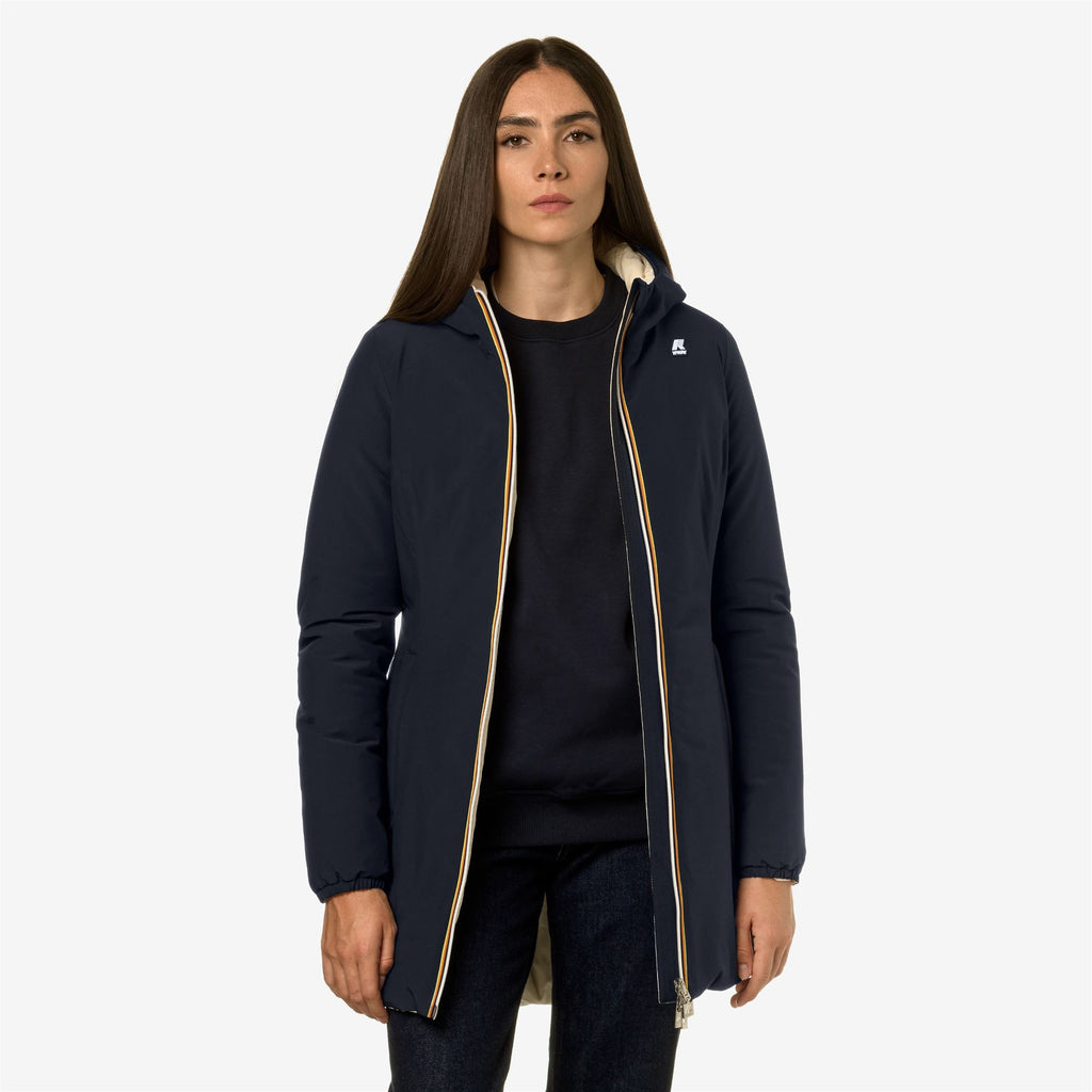 Jackets_Woman_DENISE ST WARM DOUBLE_Mid_Blue D-Beige E - Commercial 4