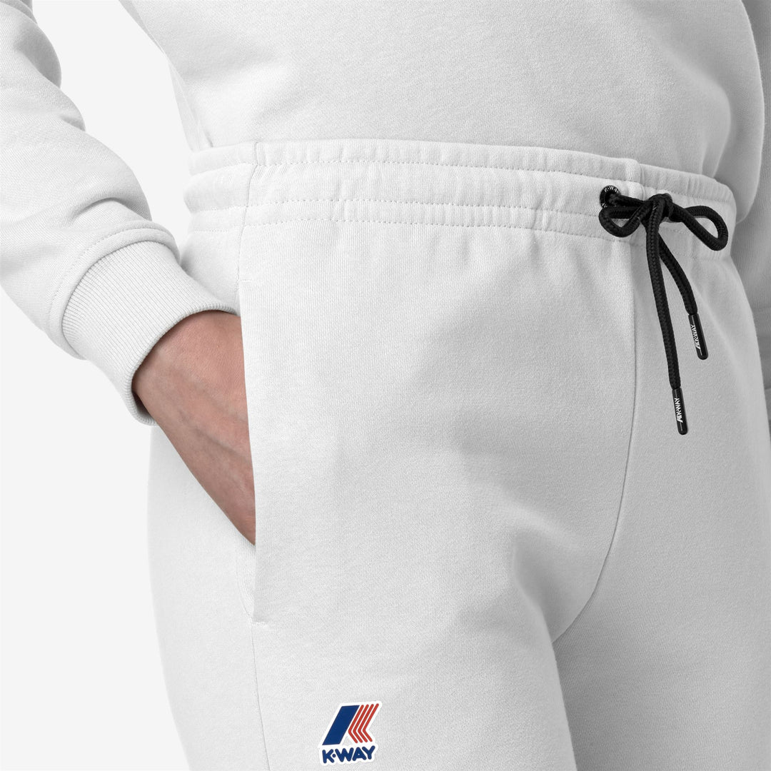Grey White Unisex Lightweight Sport Trousers for City Wear main
