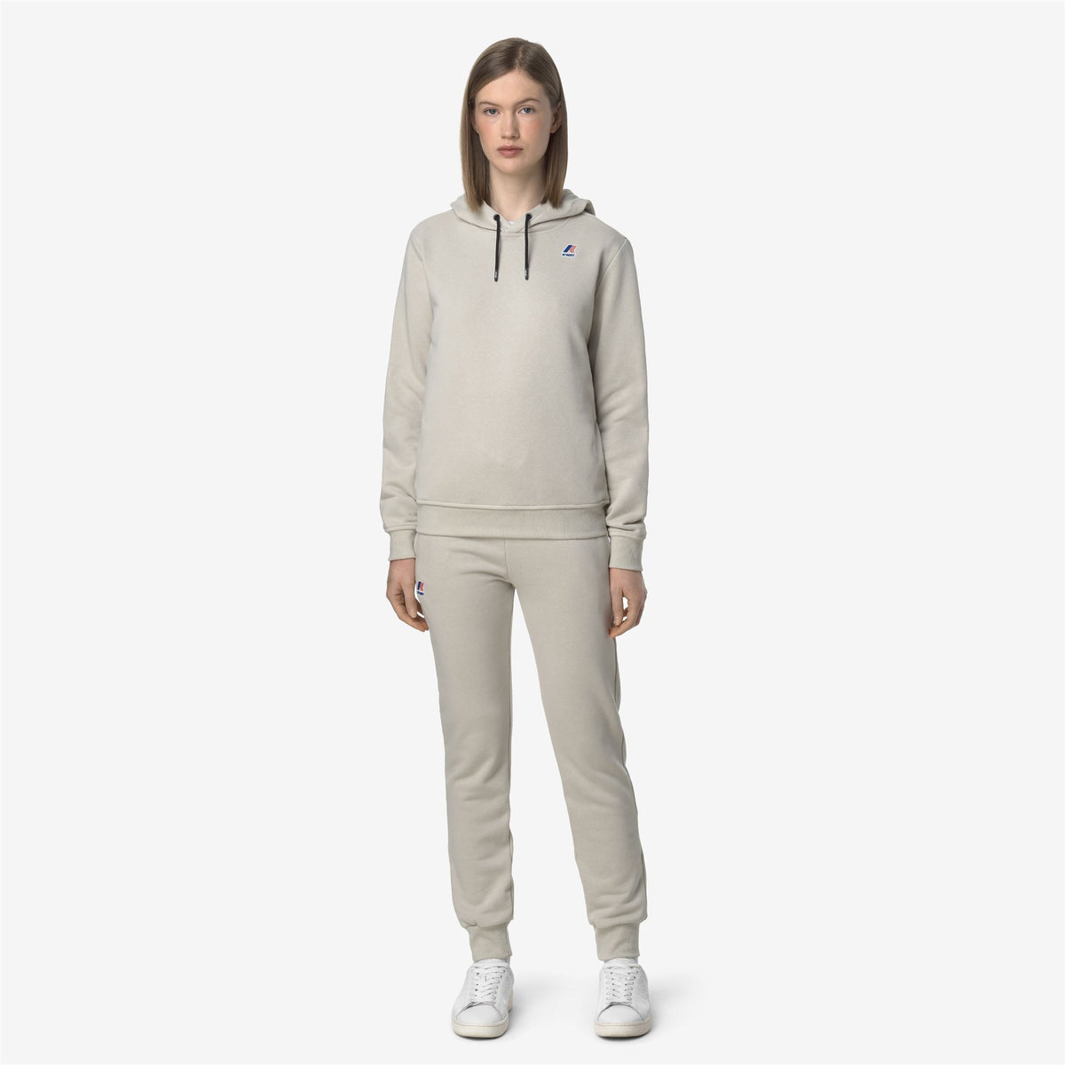 Pants_UNISEX_LE VRAI BISHOP POLY COTTON_Sport Trousers_BEIGE LT - Commercial 4