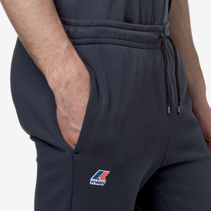 Pantaloni Sportivi Unisex Blu per Jogging in Città con Tasche a Snap 2