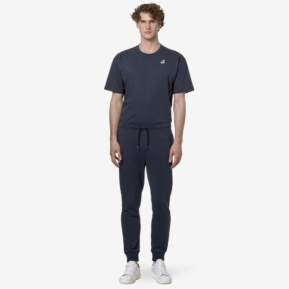 Pantaloni Sportivi Unisex Blu per Jogging in Città con Tasche a Snap 02