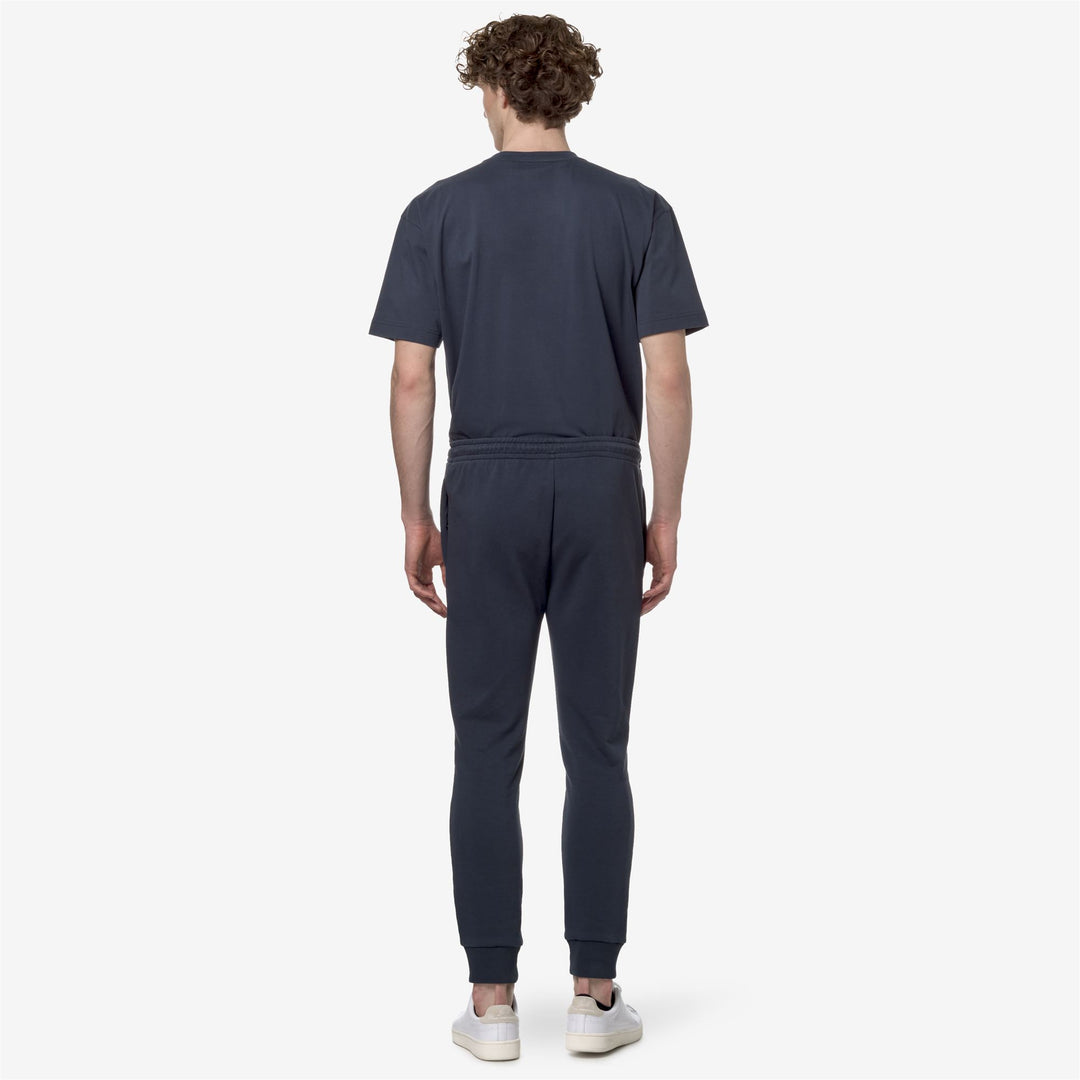 Pantaloni Sportivi Unisex Blu per Jogging in Città con Tasche a Snap main