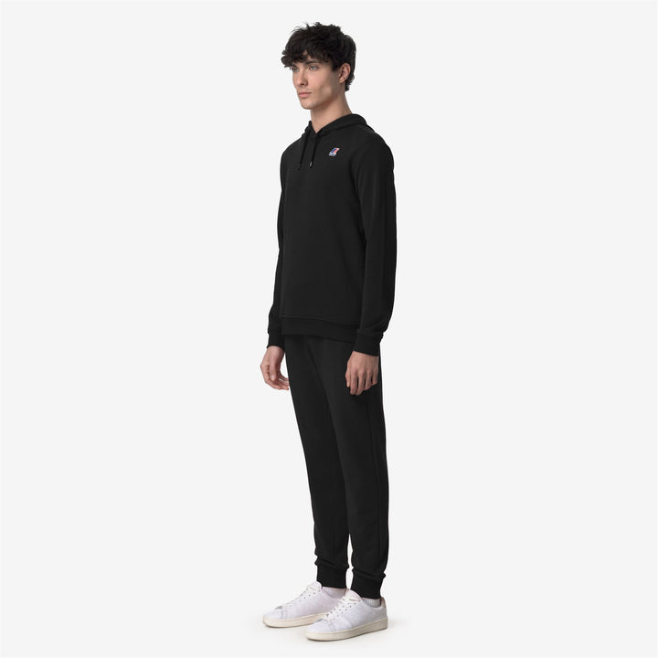 Pantalones de chándal ligeros unisex en negro y gris con bolsillos tipo snap 4