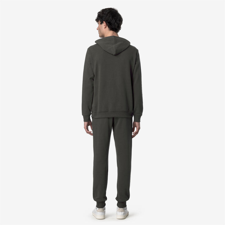 Pantalones deportivos unisex verde oscuro para correr en la ciudad 5