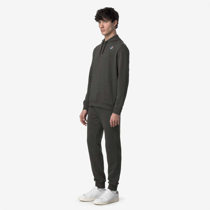 Pantalones deportivos unisex verde oscuro para correr en la ciudad 4