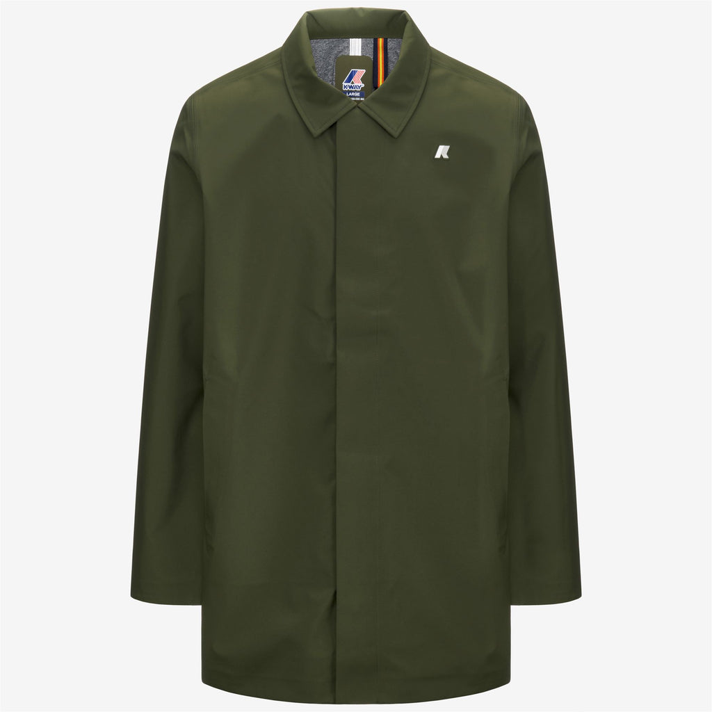 Jackets_Man_BENNY BONDED JERSEY_3/4 Length_Green Cypress - Commercial 1