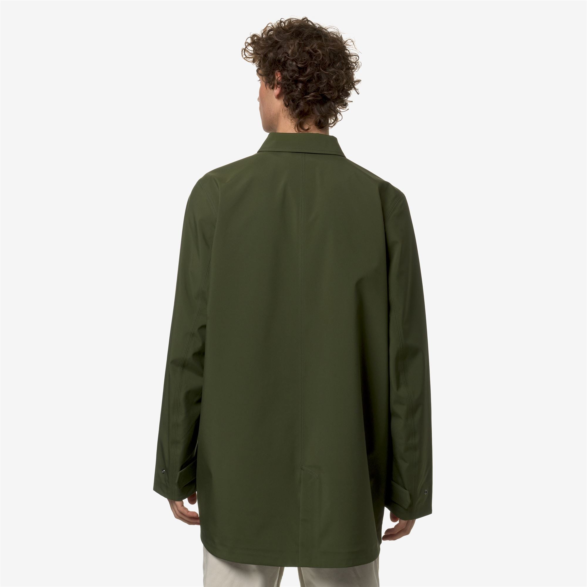 Jackets_Man_BENNY BONDED JERSEY_3/4 Length_Green Cypress - Commercial 6