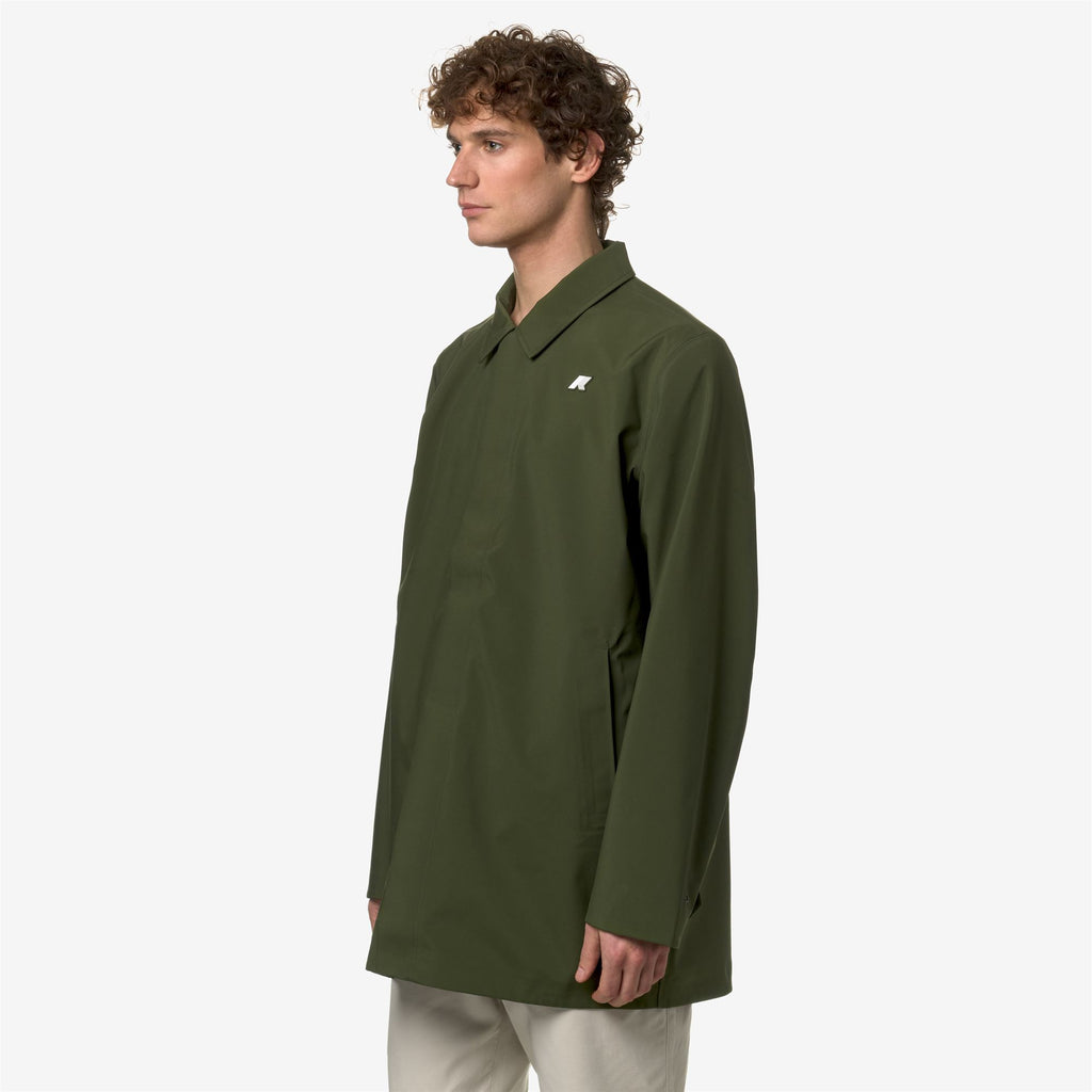 Jackets_Man_BENNY BONDED JERSEY_3/4 Length_Green Cypress - Commercial 5