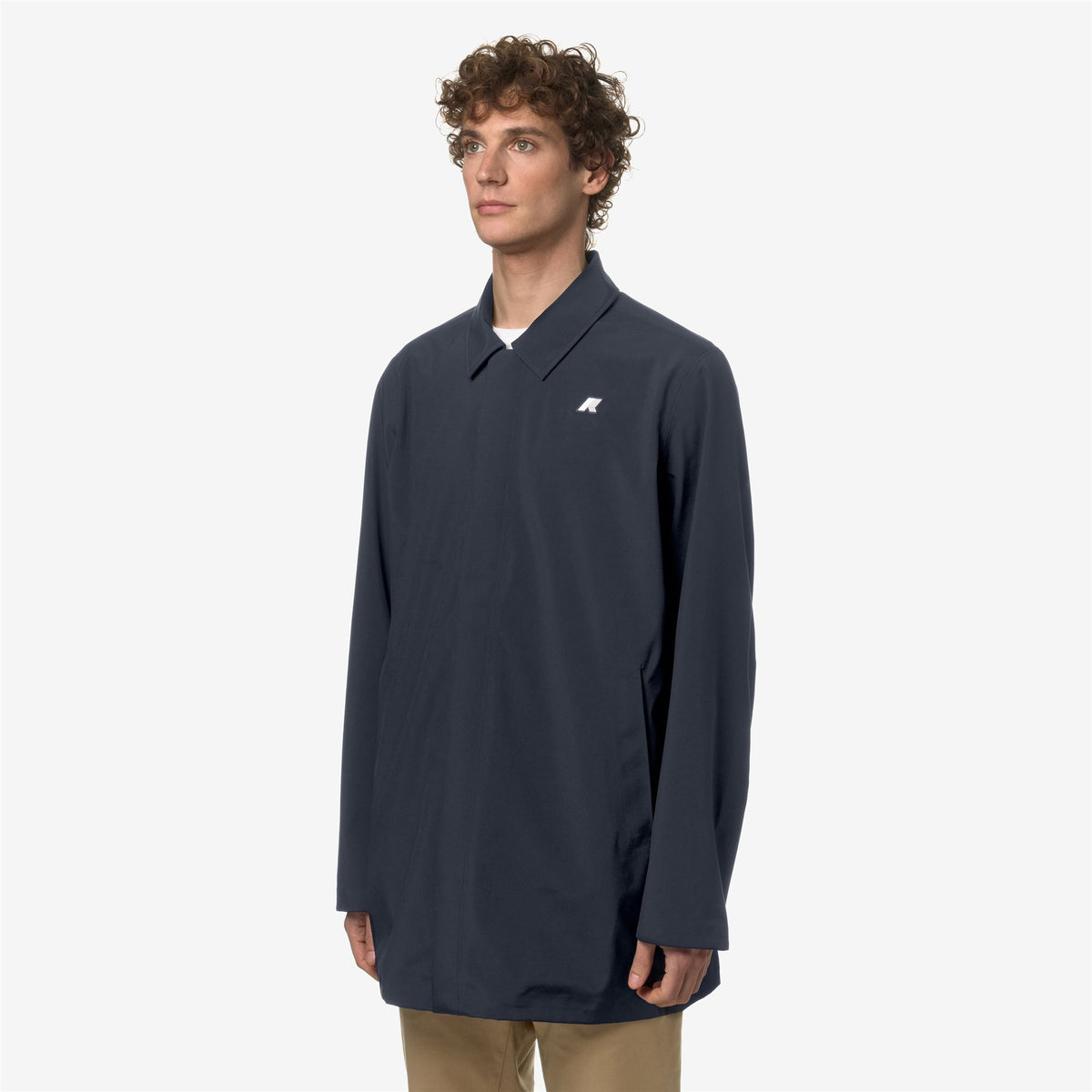 Jackets_MAN_BENNY BONDED JERSEY_3/4 Length_Blue Depth - Commercial 5