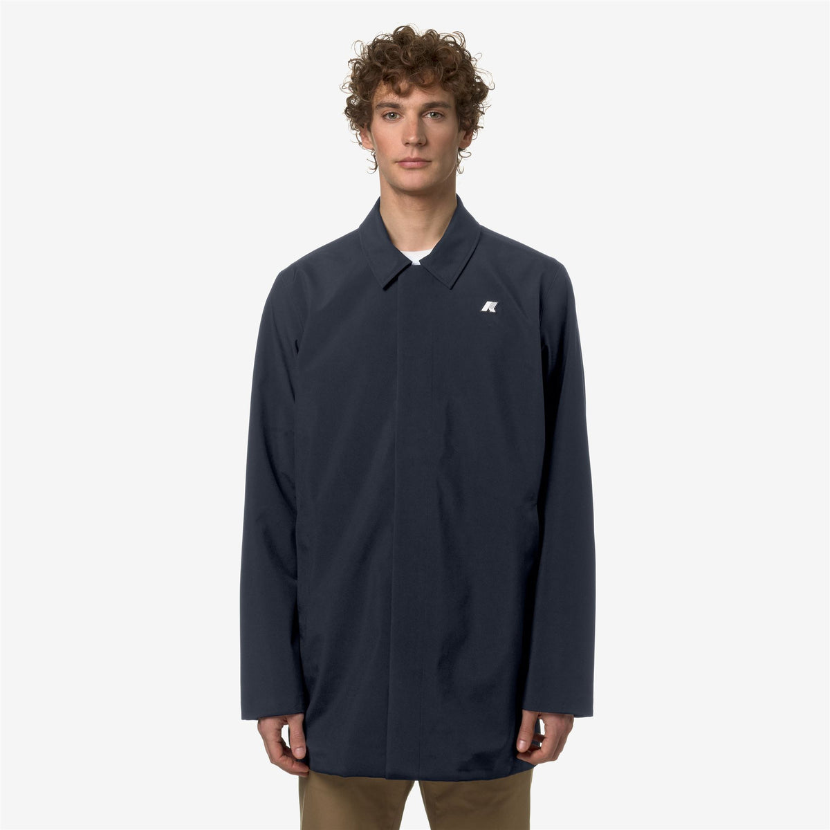Jackets_MAN_BENNY BONDED JERSEY_3/4 Length_Blue Depth - Commercial 4