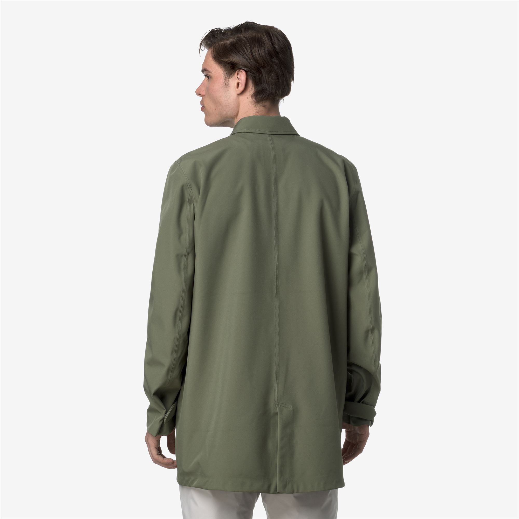 Jackets_MAN_BENNY BONDED JERSEY_3/4 Length_Green Lichen - Commercial 6