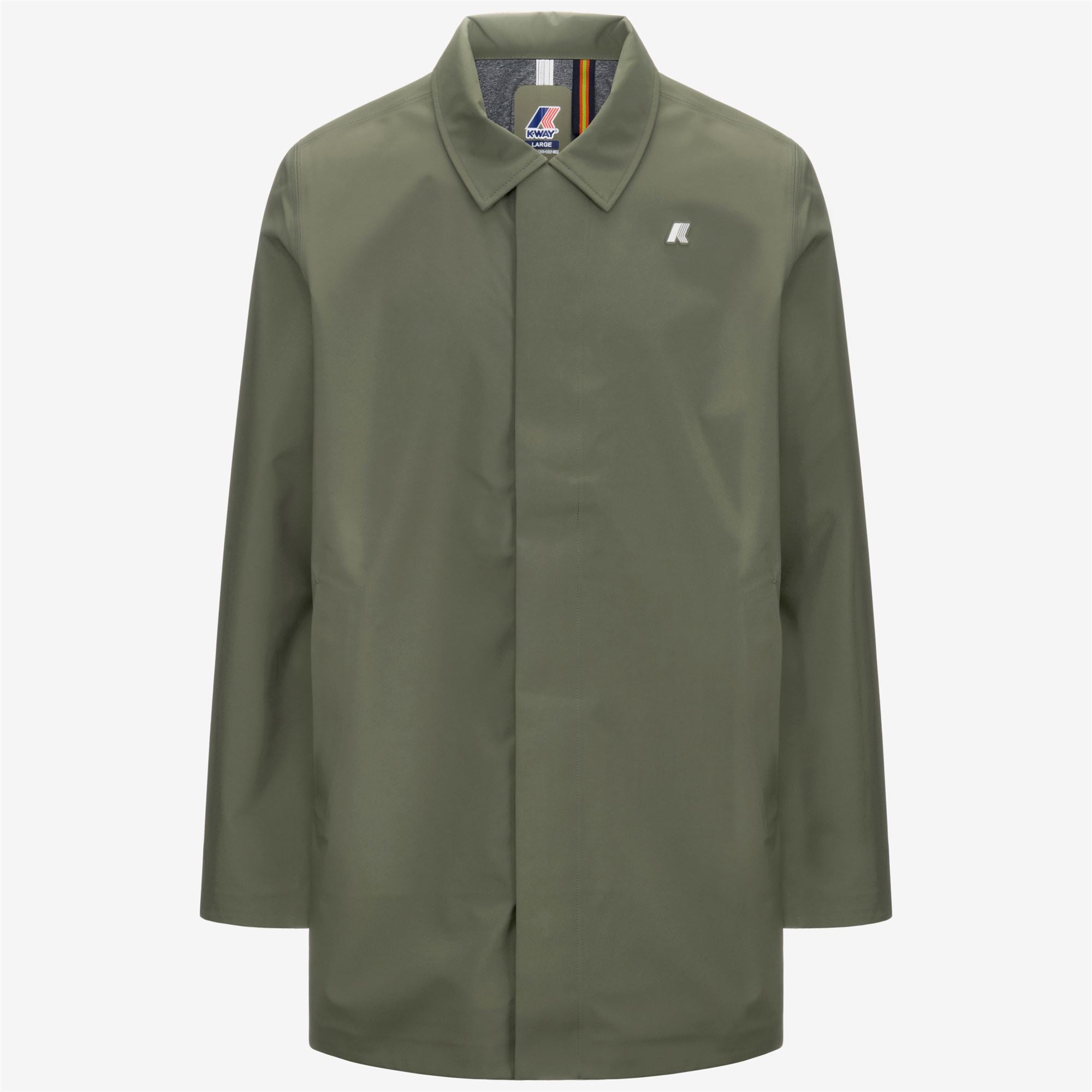 Jackets_MAN_BENNY BONDED JERSEY_3/4 Length_Green Lichen - Commercial 1