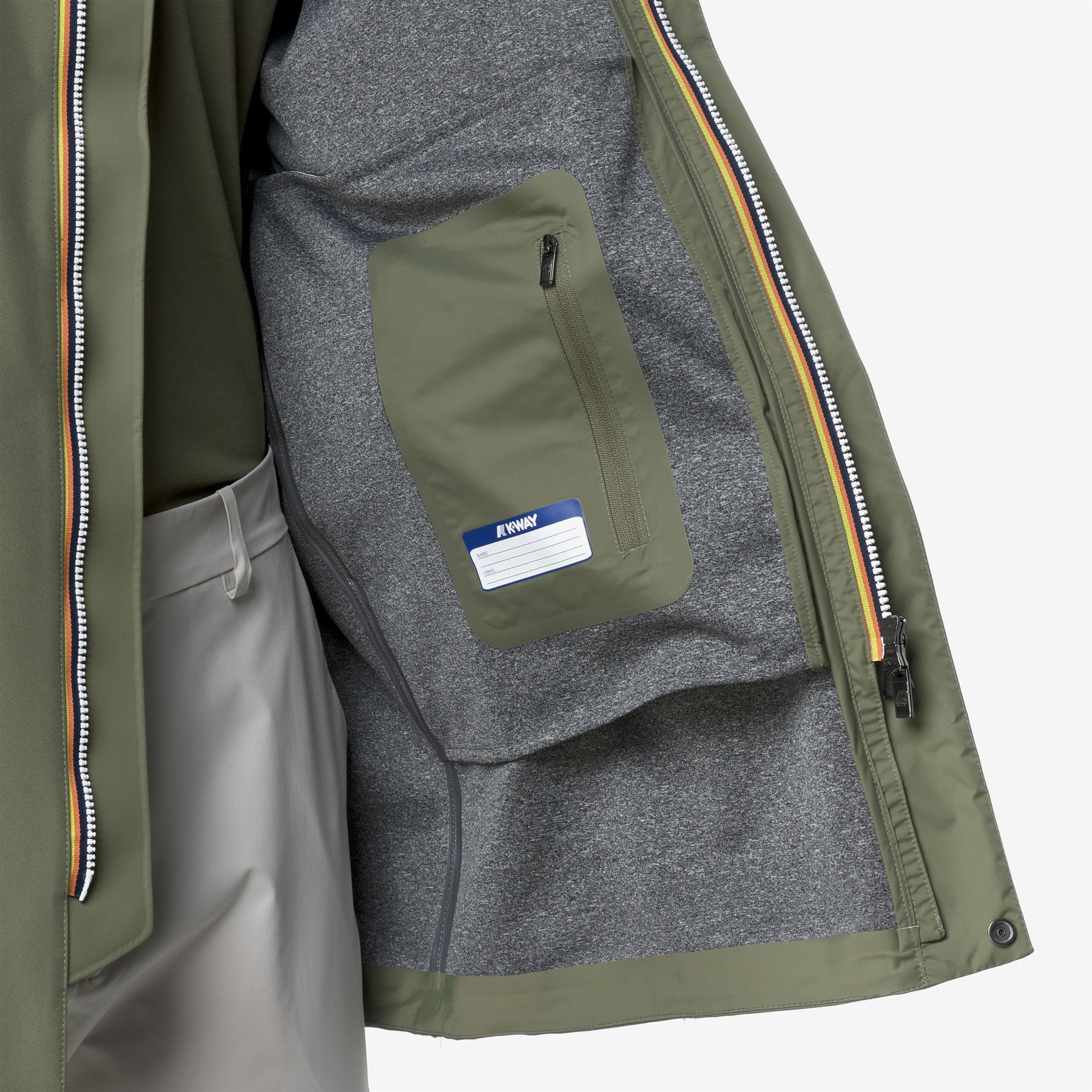 Jackets_MAN_BENNY BONDED JERSEY_3/4 Length_Green Lichen - Commercial 7