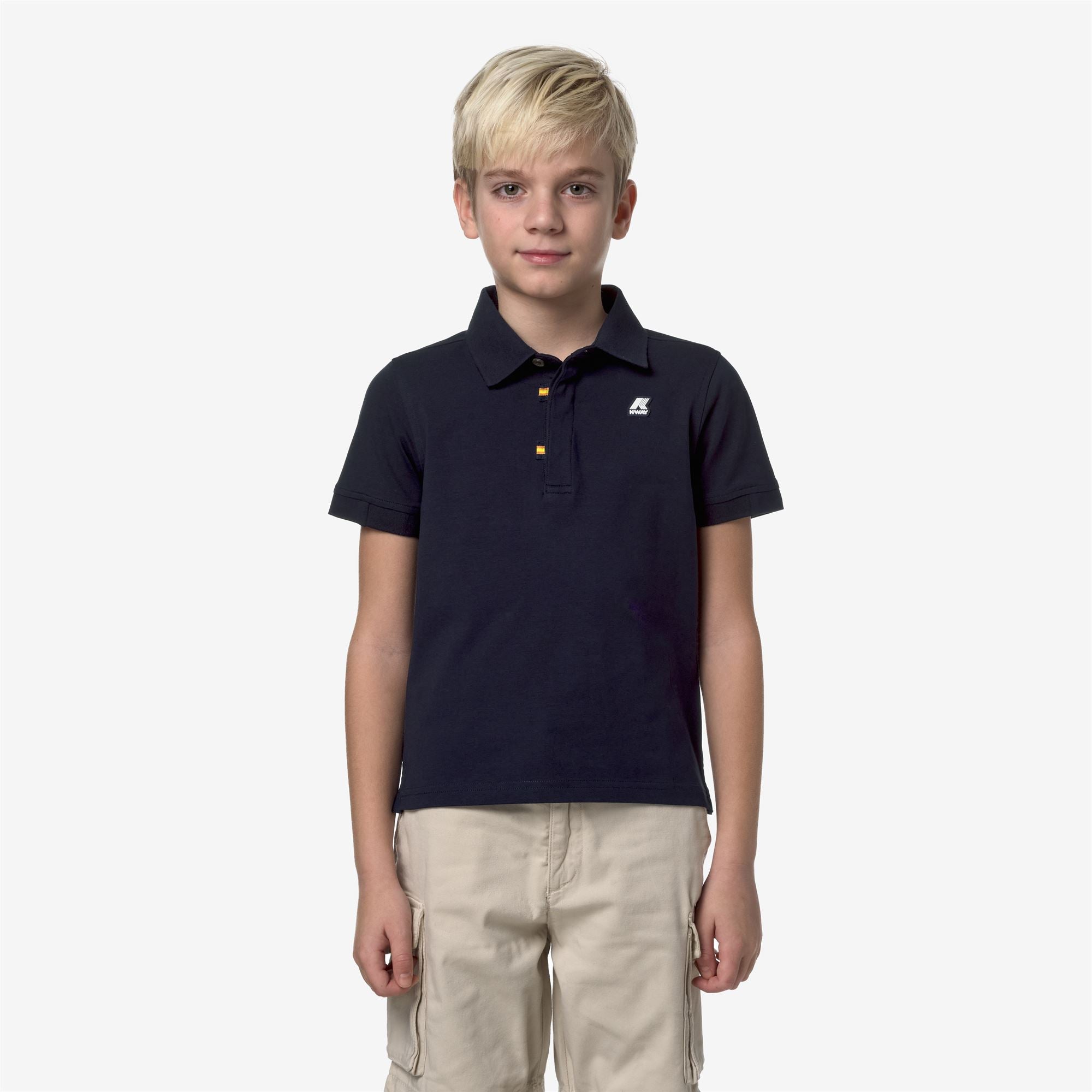 Polo Shirts_Boy_P. ALDERIC_Polo_Blue Depth - Commercial 4