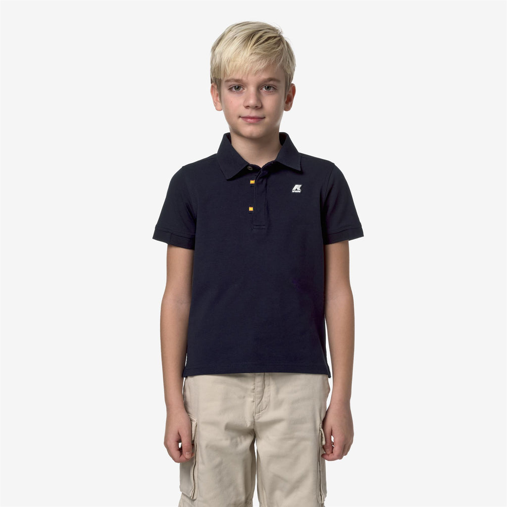 Polo Shirts_Boy_P. ALDERIC_Polo_Blue Depth - Commercial 4
