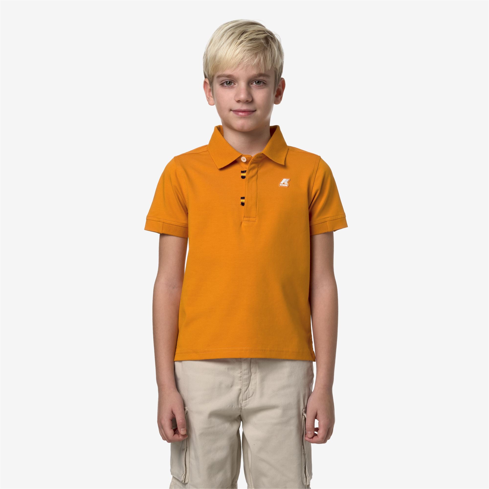 Polo Shirts Boy P. ALDERIC Polo ORANGE MD