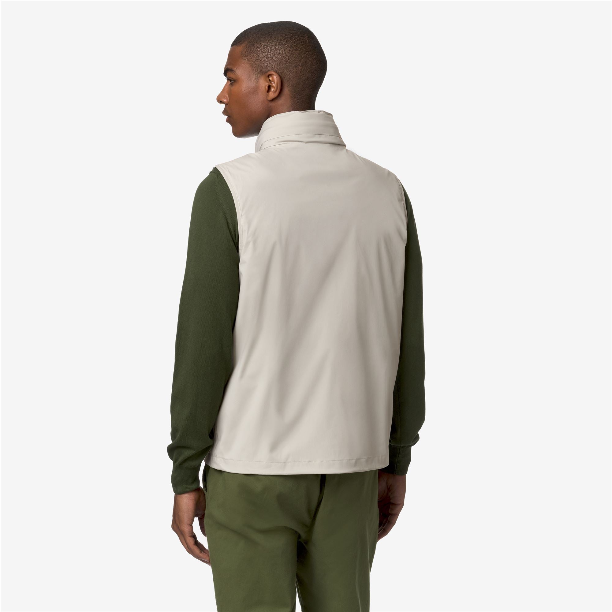 Jackets_Man_VALEN STRETCH NYLON JERSEY_Short_BEIGE LT - Commercial 6