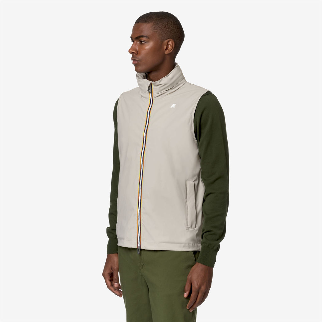 Jackets_Man_VALEN STRETCH NYLON JERSEY_Short_BEIGE LT - Commercial 5