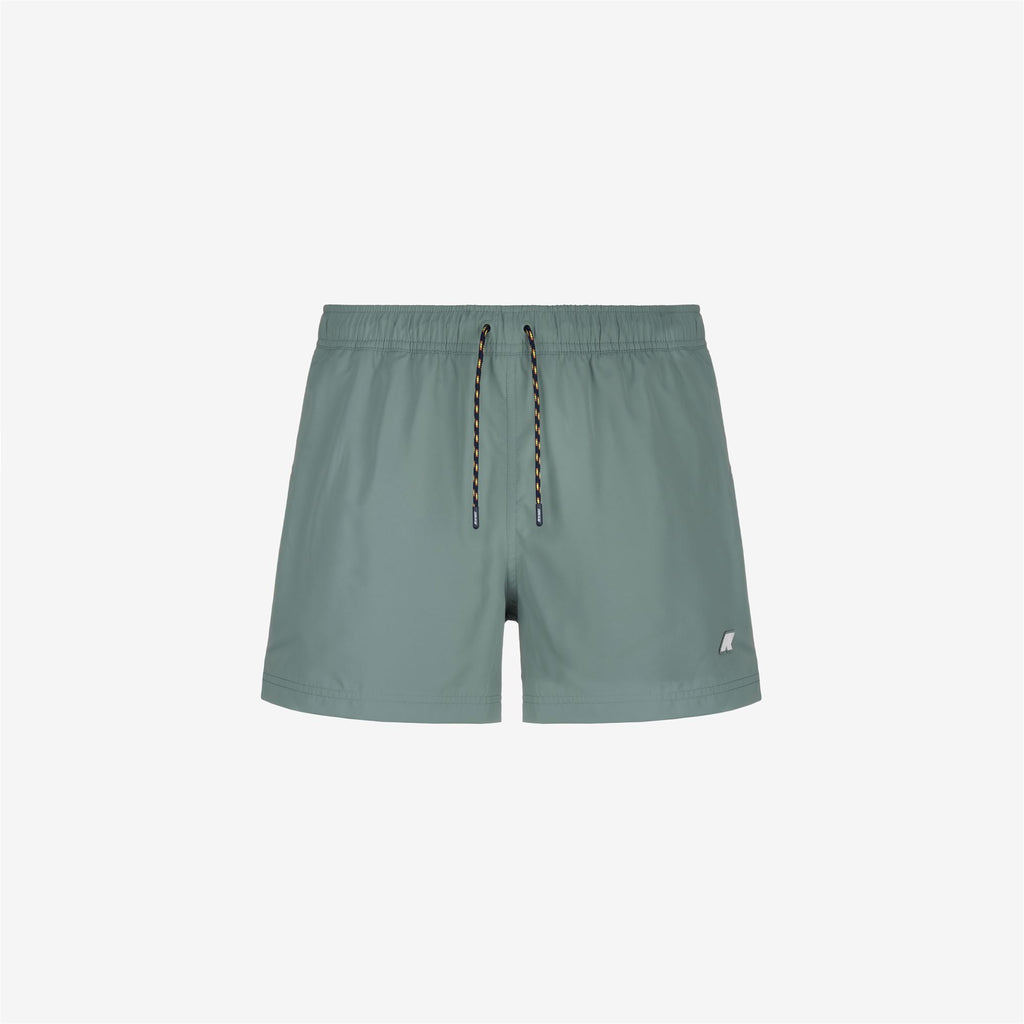 Bathing Suits_Man_HAZEL_Swimming Trunks_Green Mold - Commercial 1