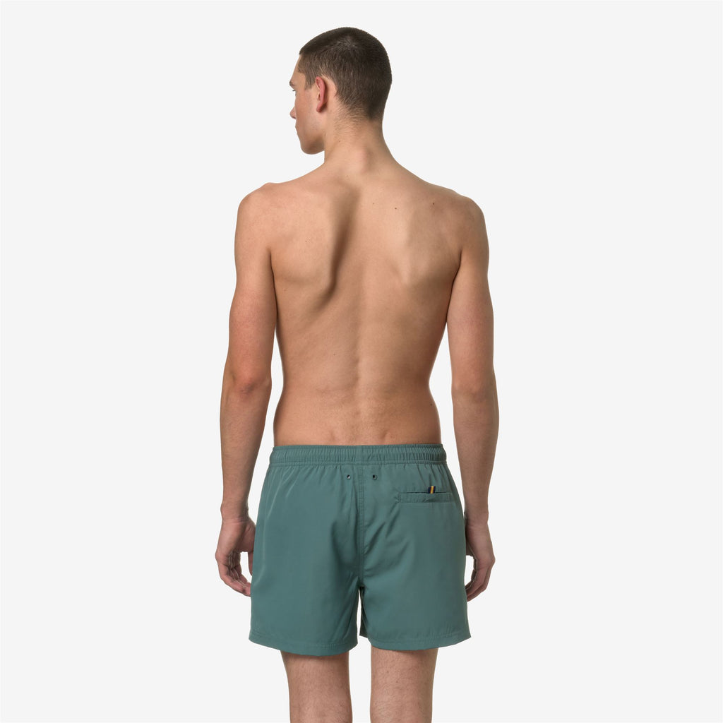 Bathing Suits_Man_HAZEL_Swimming Trunks_Green Palm - Commercial 6