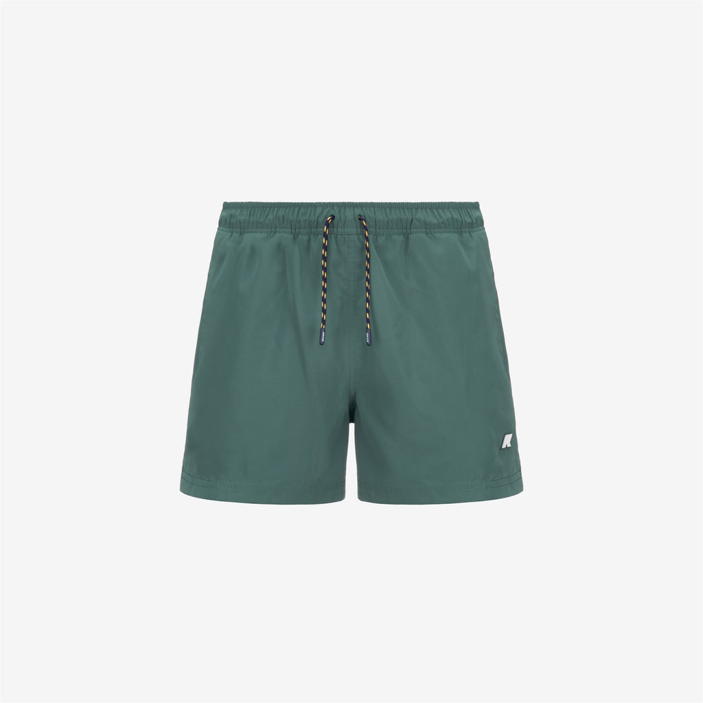 Bathing Suits_Man_HAZEL_Swimming Trunks_Green Palm - Commercial 1
