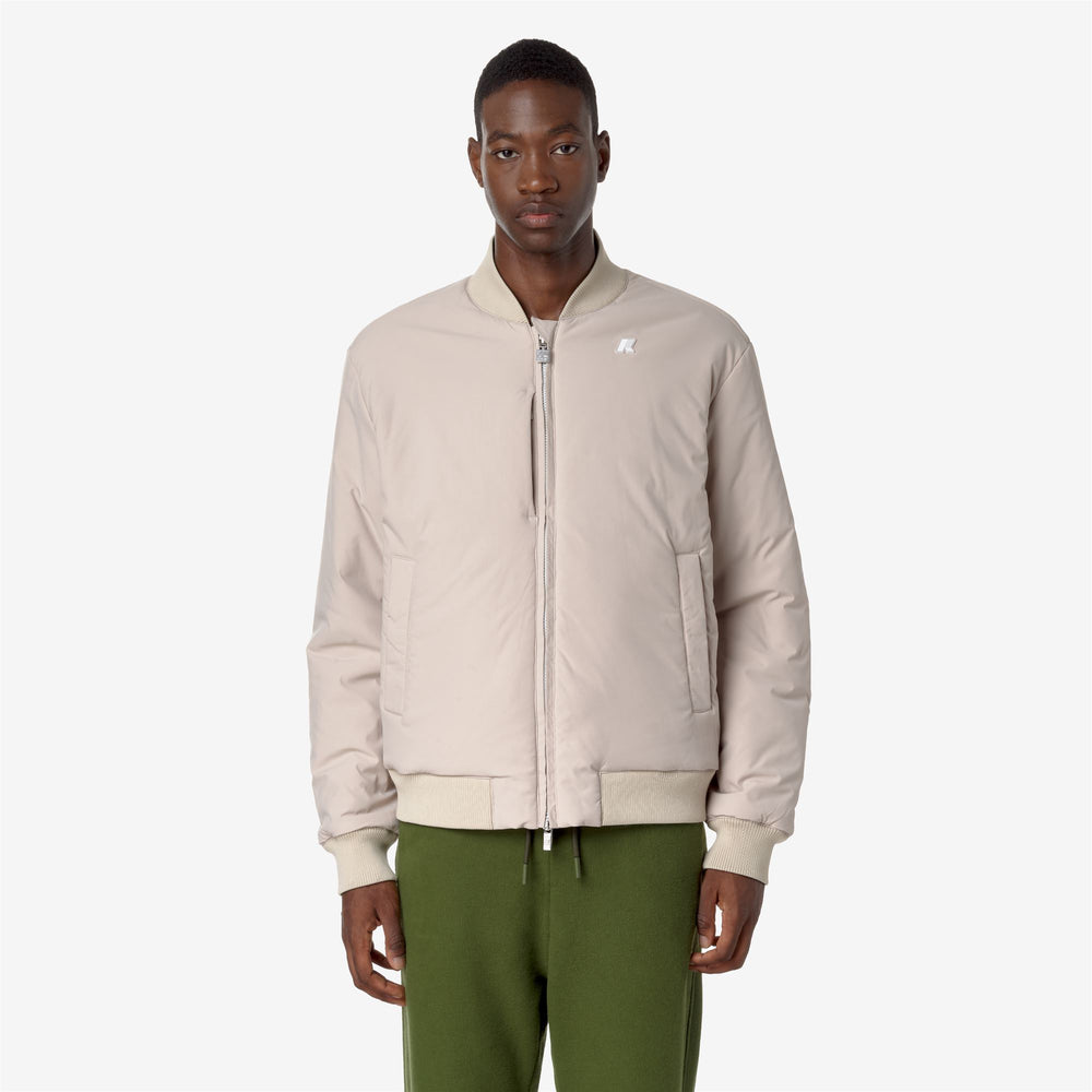 Cypress green Men's Reversible Warm Bomber Jacket 02