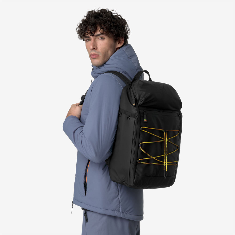 Black Grey Unisex Waterproof Ski Backpack with Multiple Compartments 02