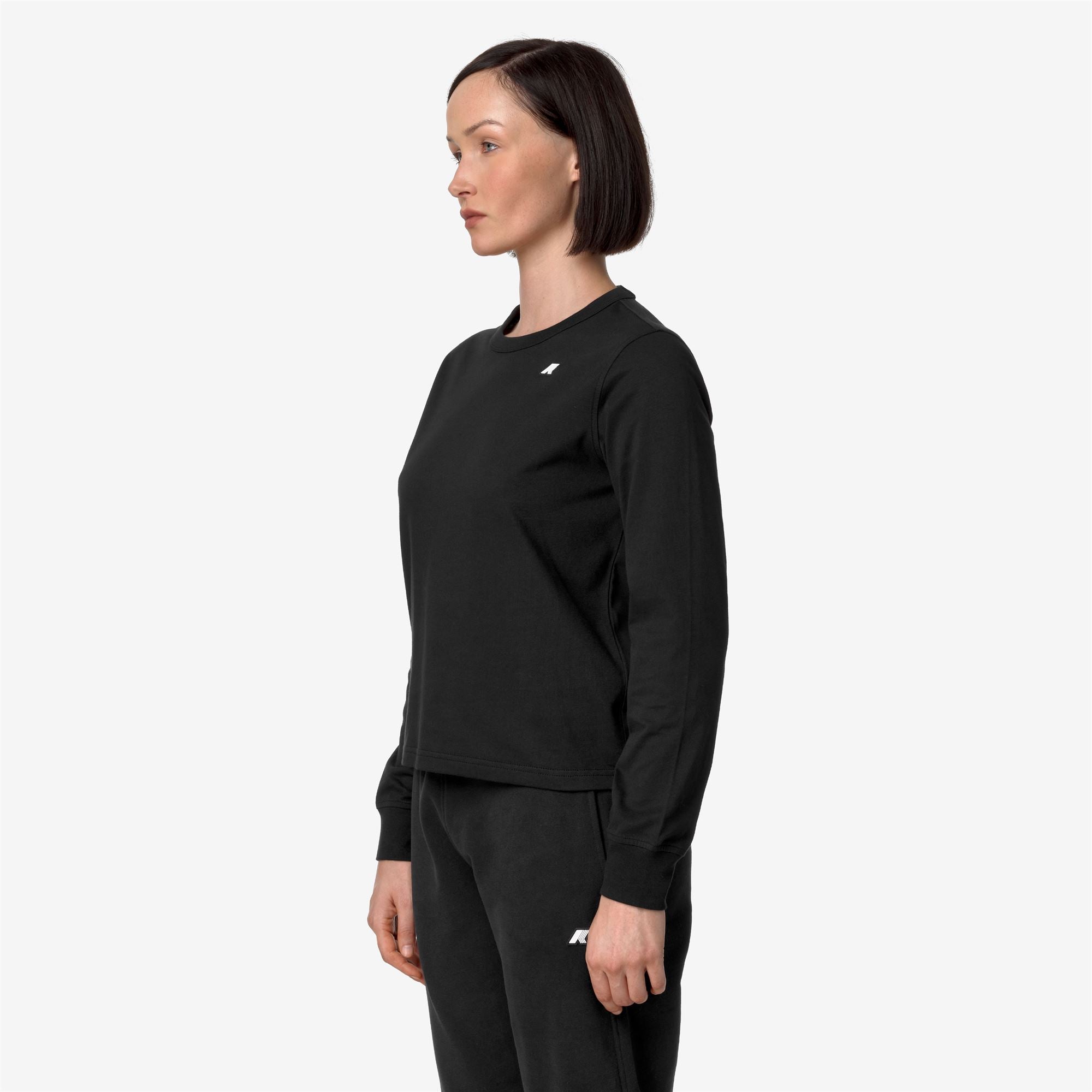 T-Shirts & Top_WOMAN_NENAN JS PEACH_T-Shirt_Black Pure - Commercial 5