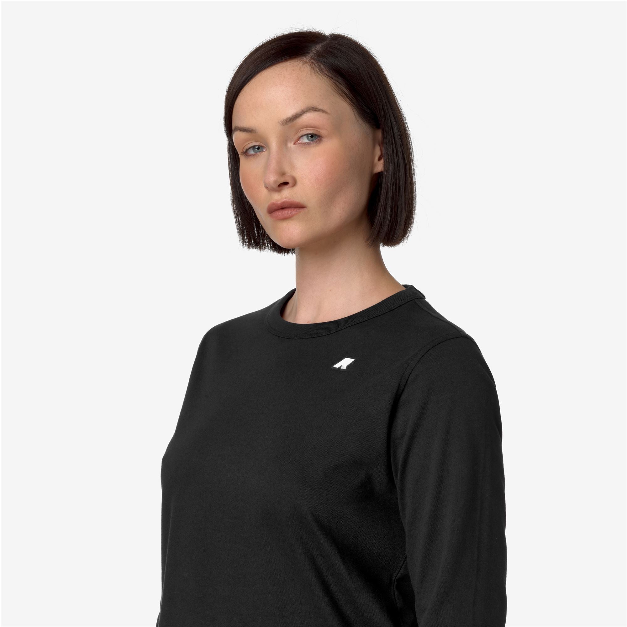 T-Shirts & Top_WOMAN_NENAN JS PEACH_T-Shirt_Black Pure - Commercial 7