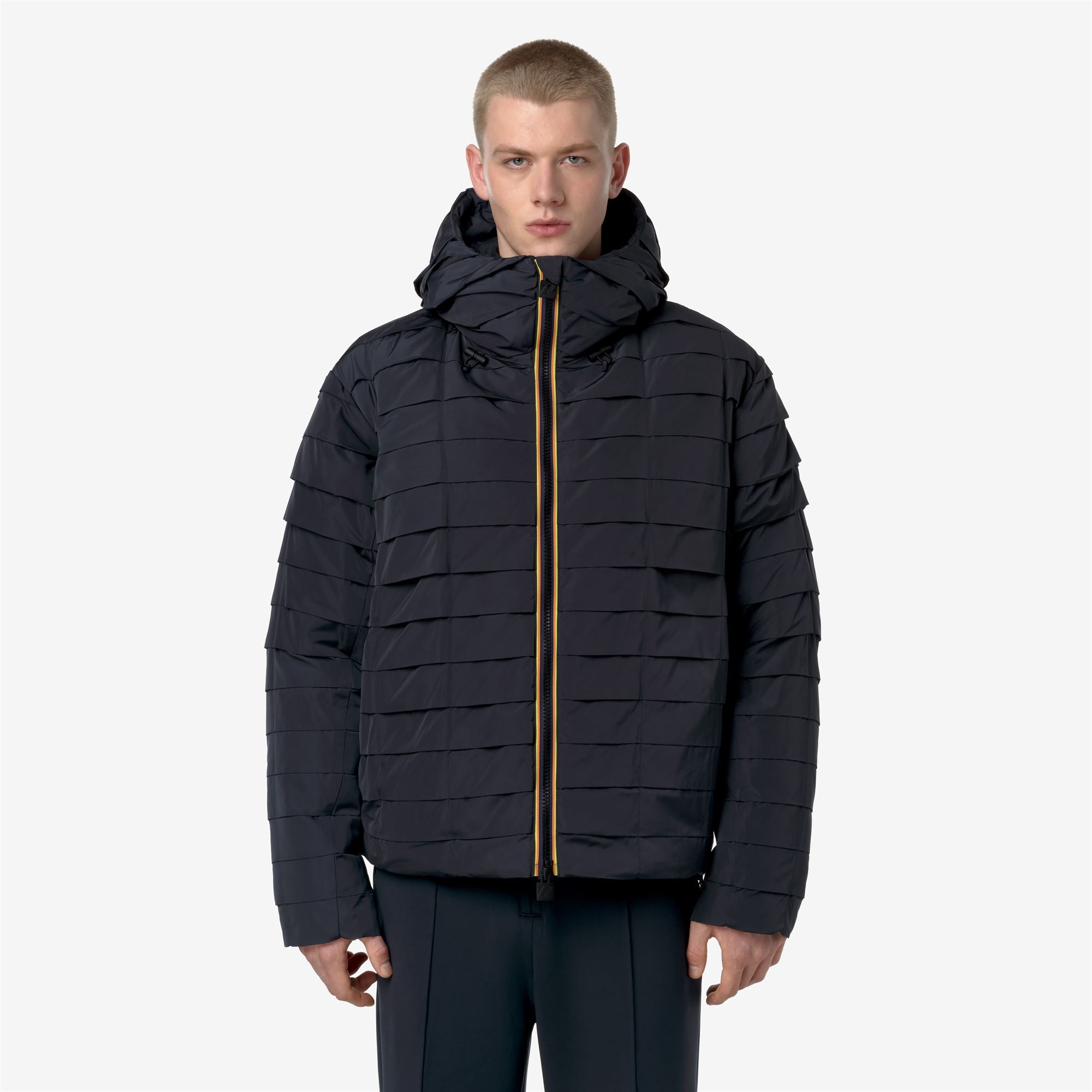 Jackets Man CLAUDER PLEATS THERMO HEAVY Short BLACK ASH