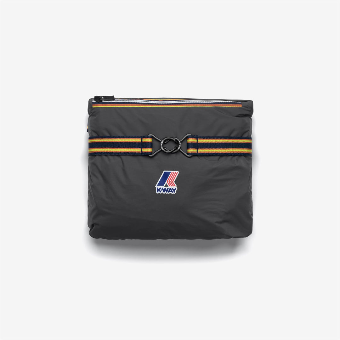 Pantaloni sportivi unisex grigi ripiegabili con elastico in vita e tasche main