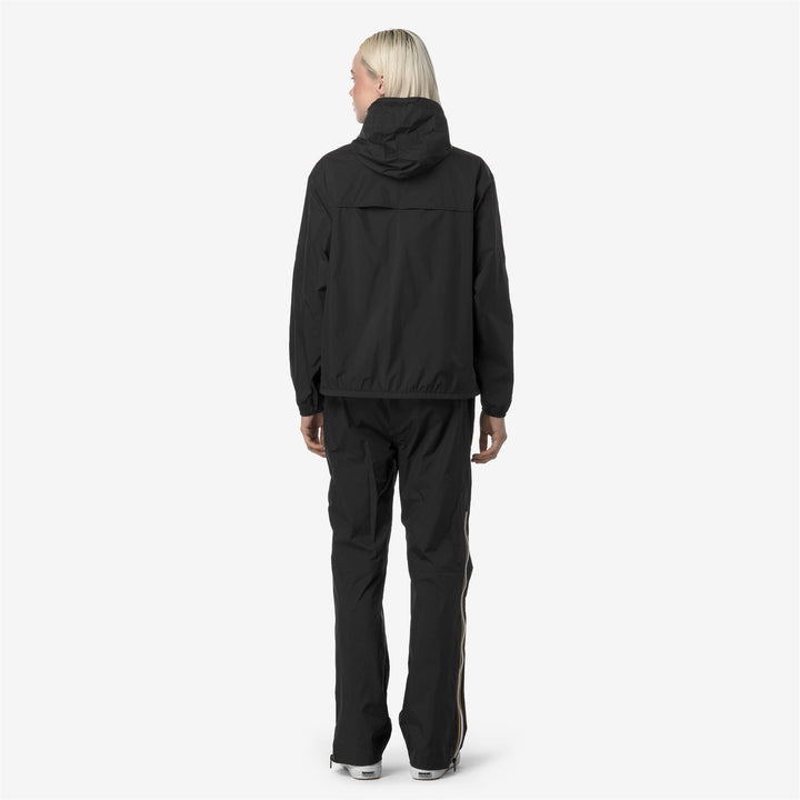 Black Grey Unisex Packable Weather-Resistant Sport Trousers 6