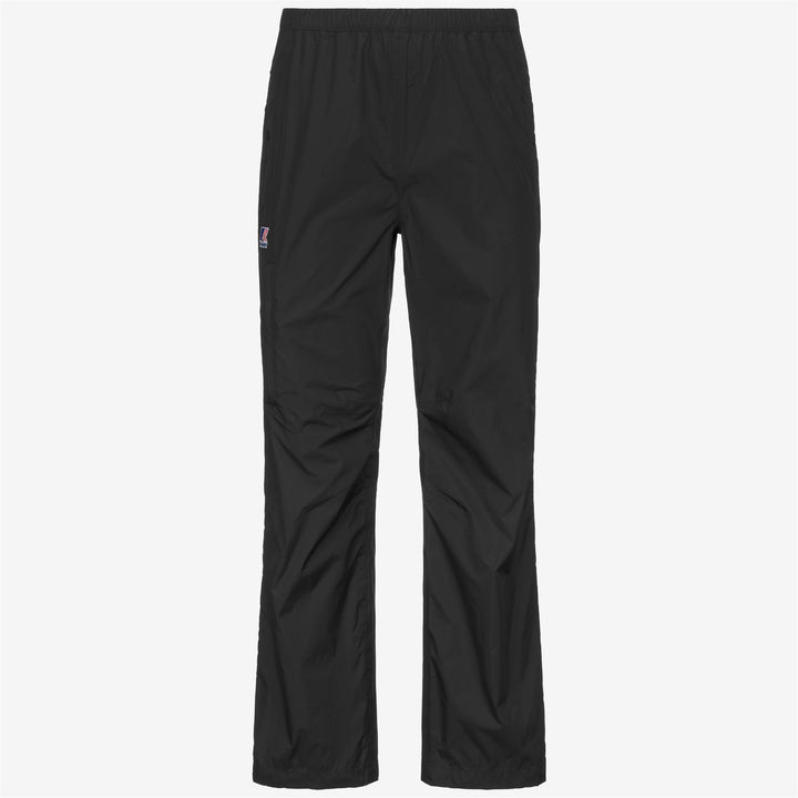 Black Grey Unisex Packable Weather-Resistant Sport Trousers 1