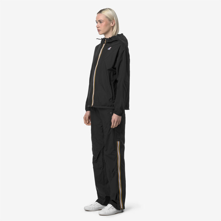 Black Grey Unisex Packable Weather-Resistant Sport Trousers 5