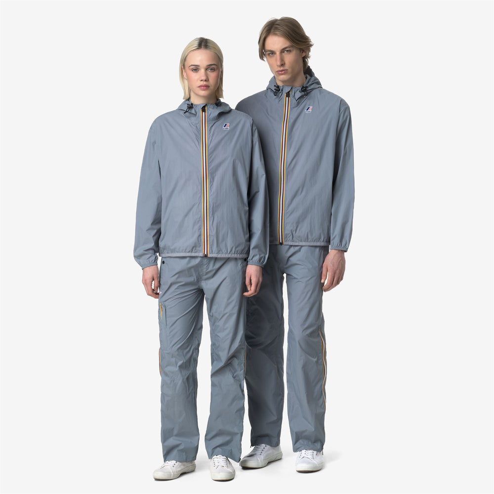 Grey Blue Unisex Packable Sport Trousers for Variable Weather 02