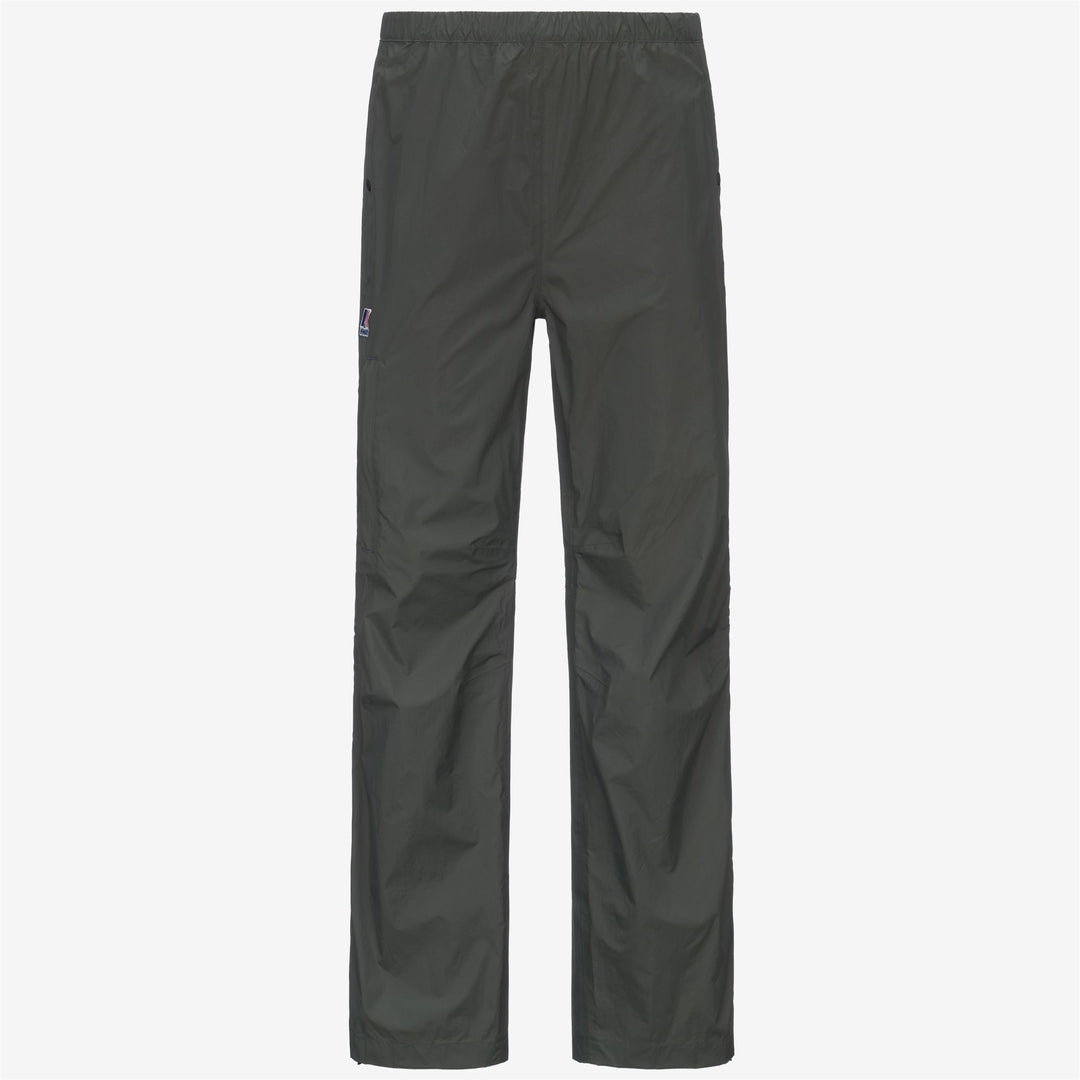 Pantalones deportivos unisex plegables verde oscuro para clima variable 01