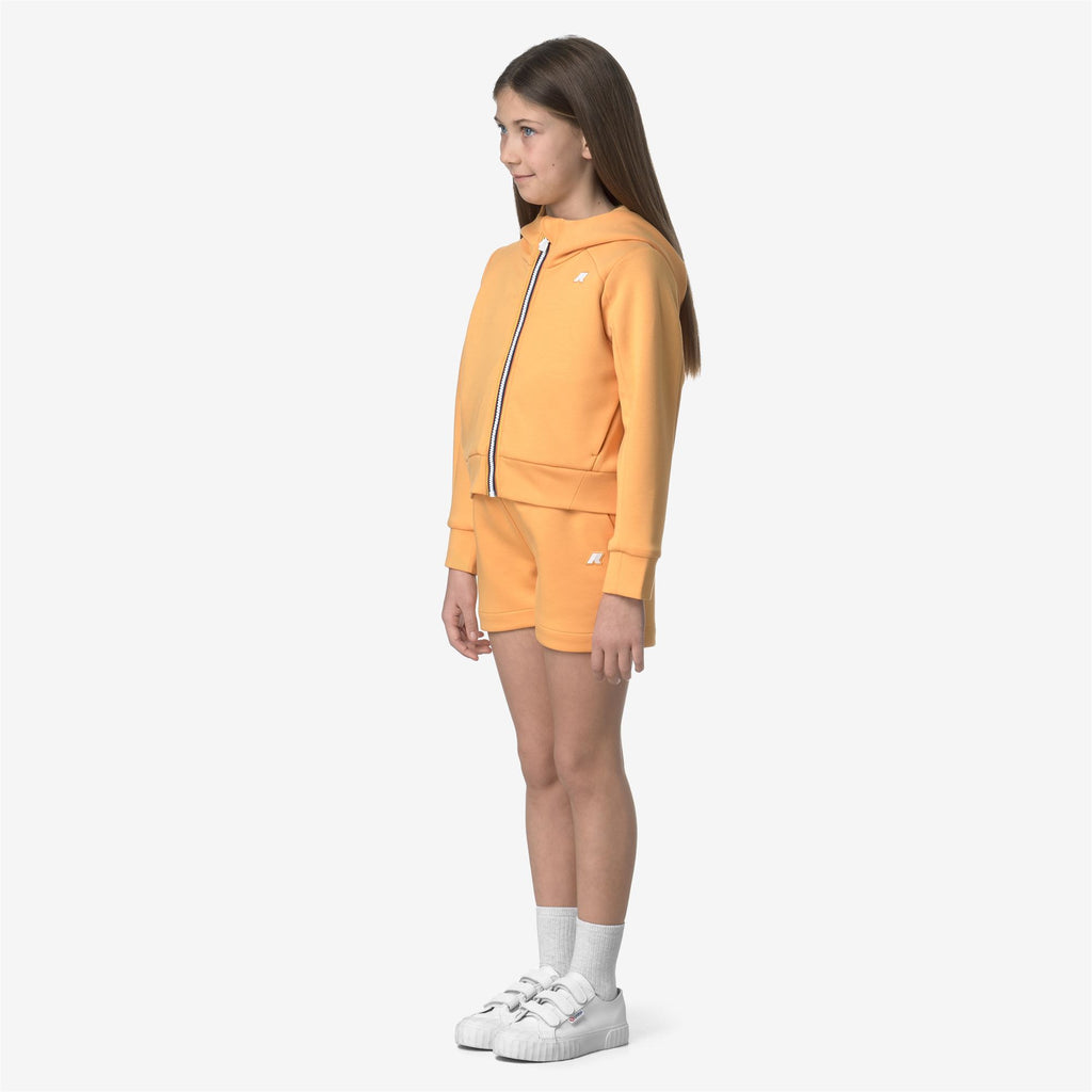Shorts_GIRL_P. SOLEIL LIGHT SPACER_Sport Shorts_Orange Amber - Commercial 5