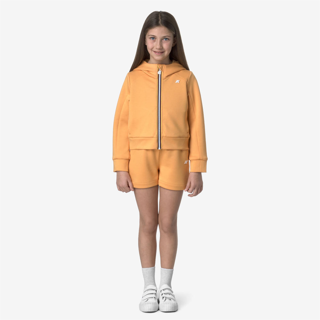 Shorts_GIRL_P. SOLEIL LIGHT SPACER_Sport Shorts_Orange Amber - Commercial 4