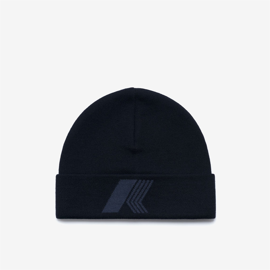 Headwear_UNISEX_BRIZ DOUBLE FRONT KNIT_Hat_Blue Depth-Blue Airforce - Commercial 1