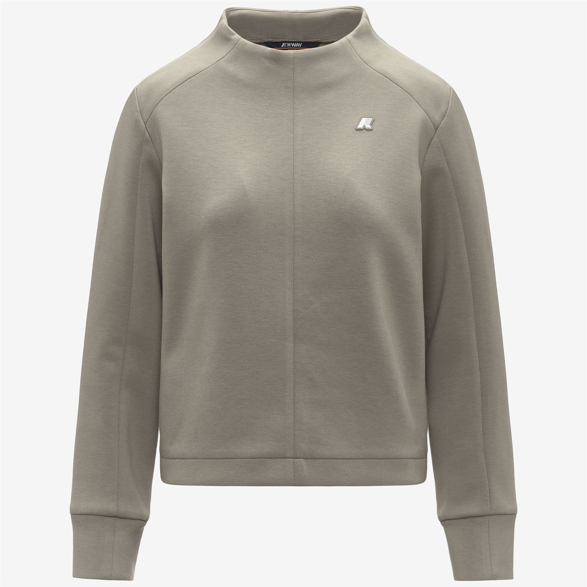 Fleece_WOMAN_AUBANE LIGHT SPACER_Pull Over_Green Oak - Commercial 1