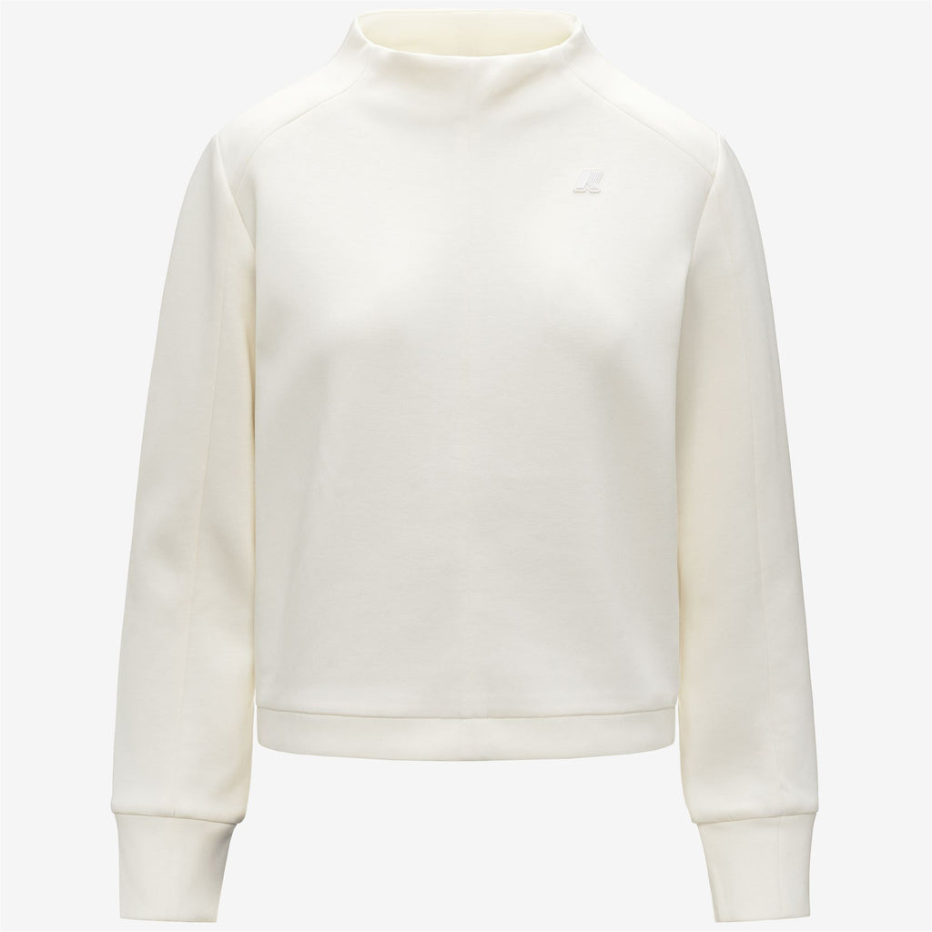 Fleece_WOMAN_AUBANE LIGHT SPACER_Pull Over_White Gardenia - Commercial 1