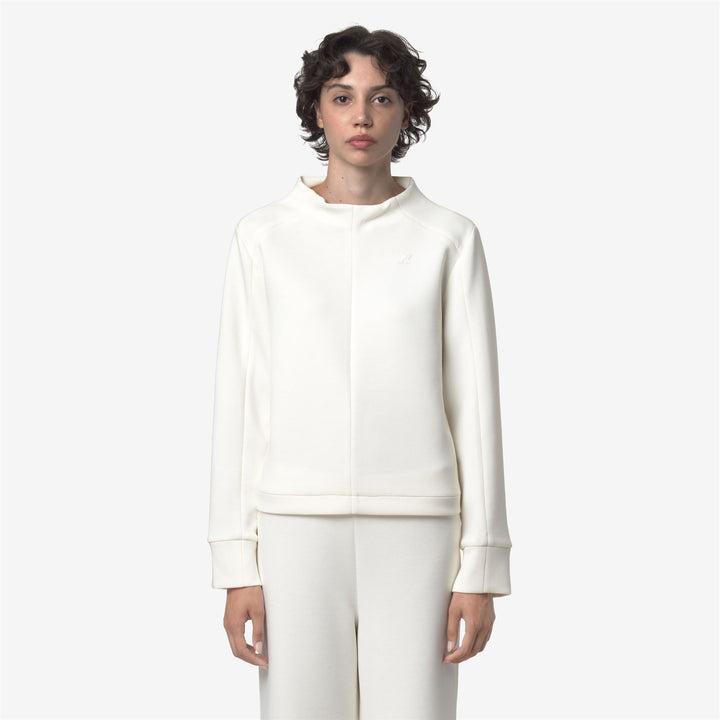 Sudadera polar blanca para mujer para uso deportivo 3
