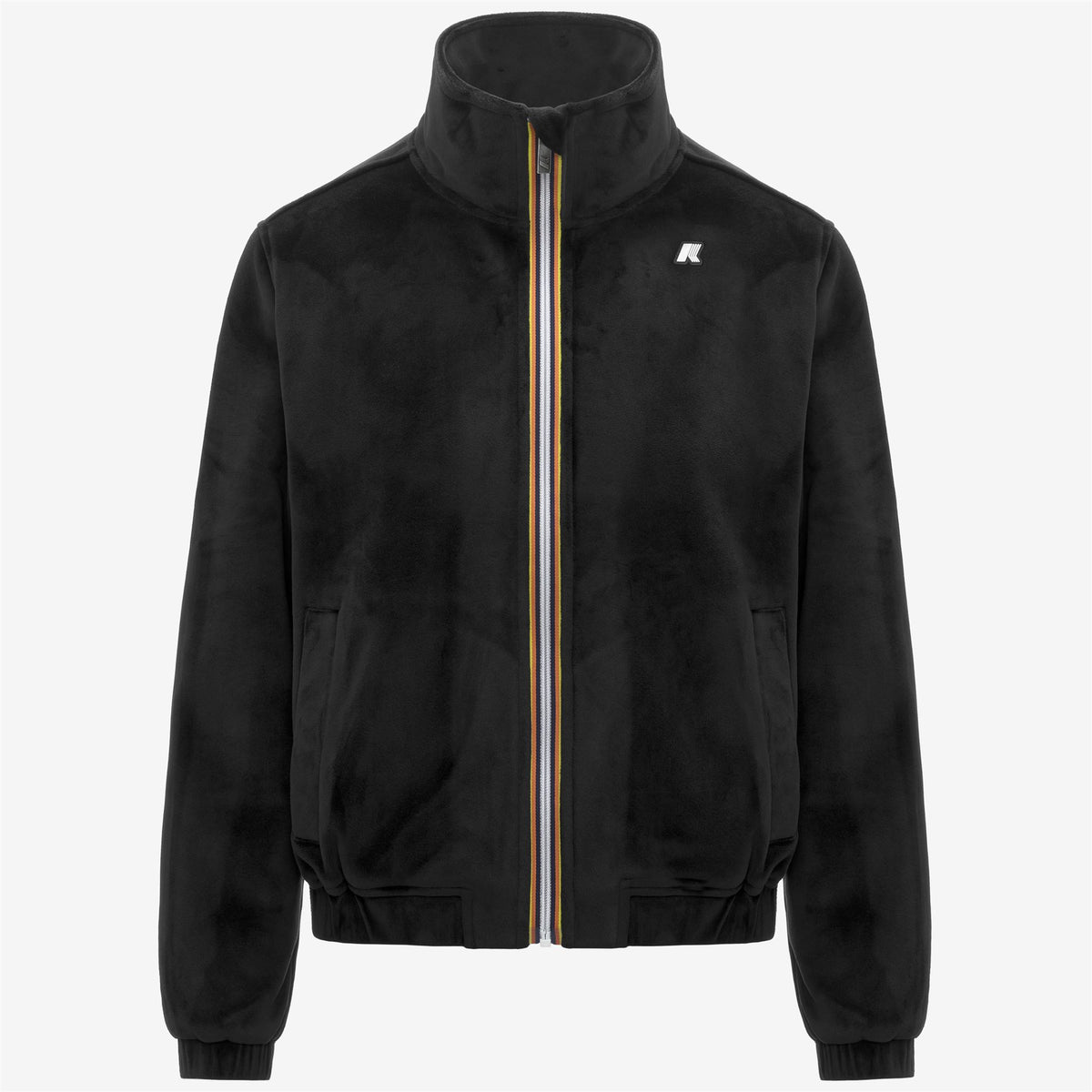 Fleece_WOMAN_VIVIETTE VELOUR POLAR_Jacket_Black Pure-Black Pure - Commercial 1