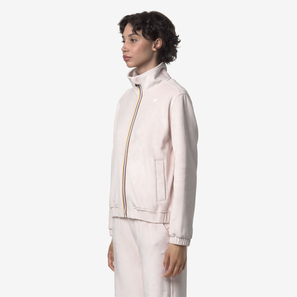 Fleece_WOMAN_VIVIETTE VELOUR POLAR_Jacket_Rose Hushed - Rose Hushed - Rose Hushed - Commercial 5
