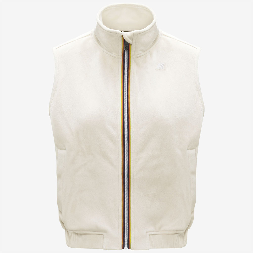 Fleece_WOMAN_VIVIELME VELOUR POLAR_Vest_White G - White G - Commercial 1