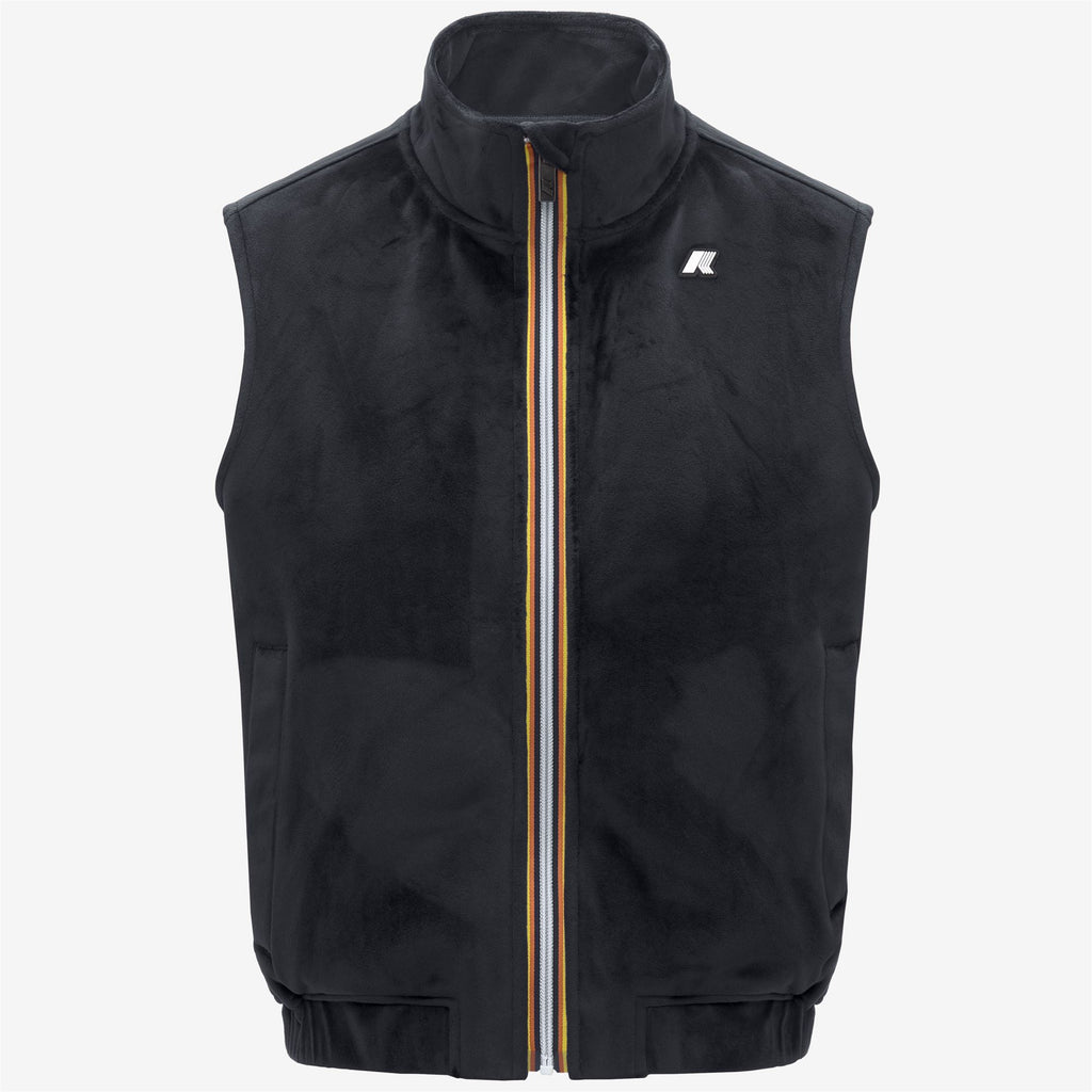 Fleece_WOMAN_VIVIELME VELOUR POLAR_Vest_Black Pure-Black Pure - Commercial 1