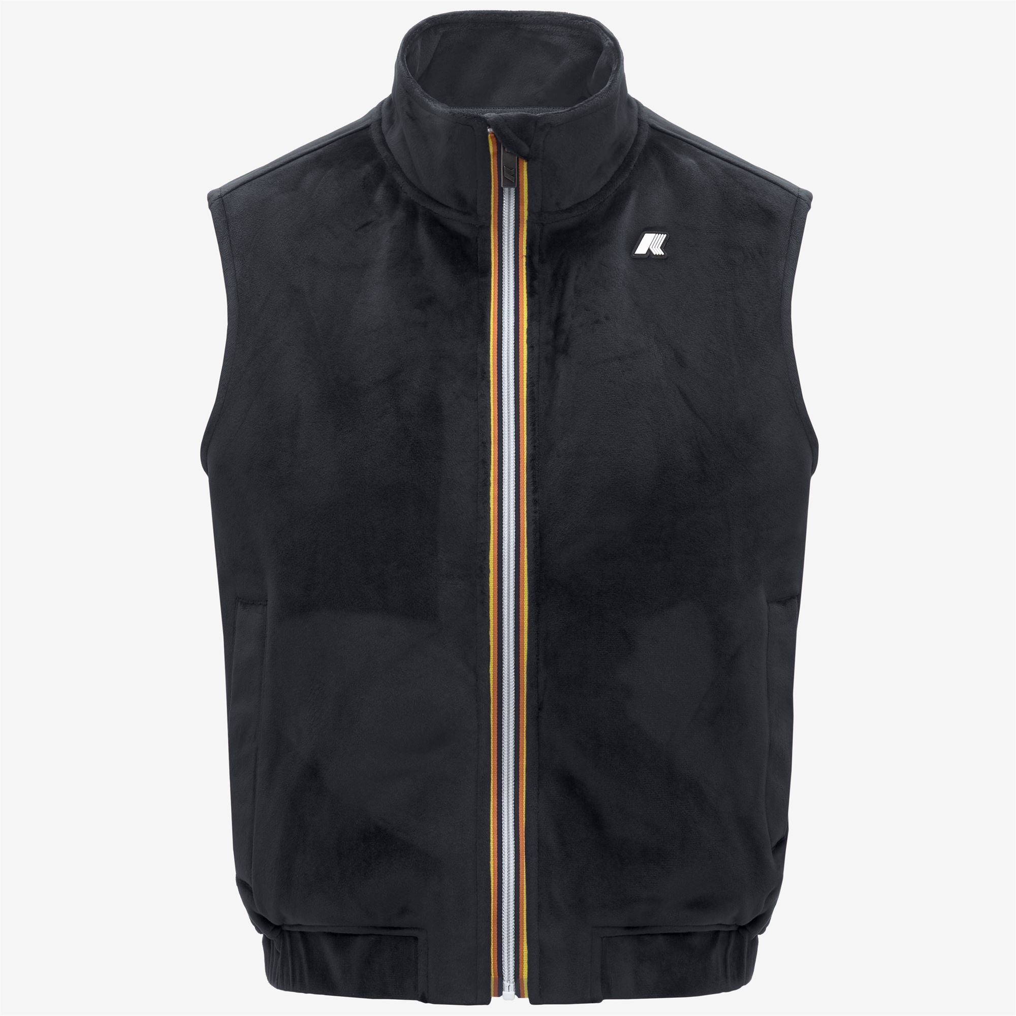 Fleece_WOMAN_VIVIELME VELOUR POLAR_Vest_Black Pure-Black Pure - Commercial 1