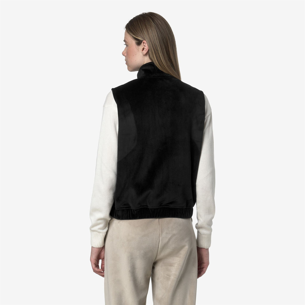Fleece_WOMAN_VIVIELME VELOUR POLAR_Vest_Black Pure-Black Pure - Commercial 6